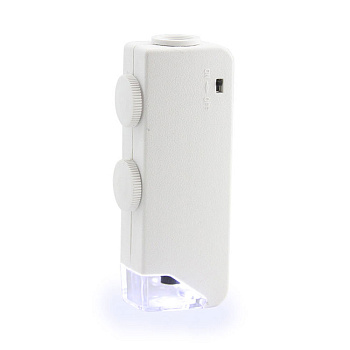 Мини-микроскоп Veber 160–200× с LED-подсветкой