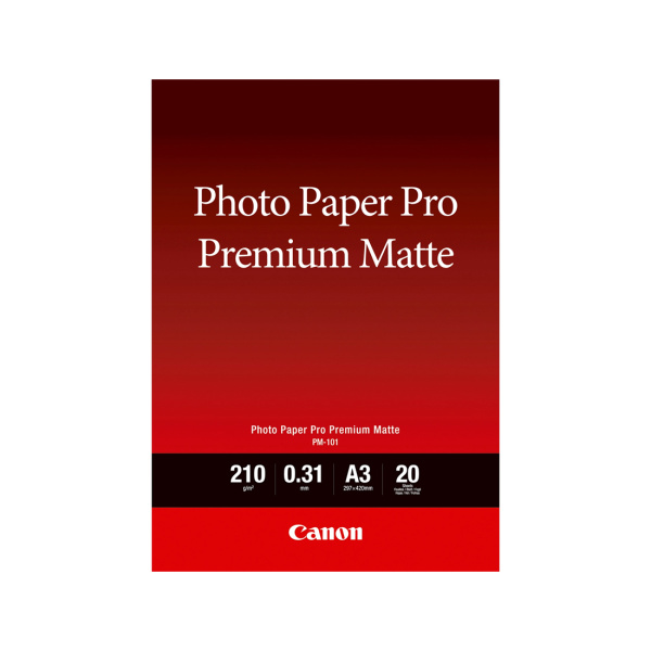 Матовая фотобумага Canon Pro Premium Matte PM-101 A3, 20 шт.