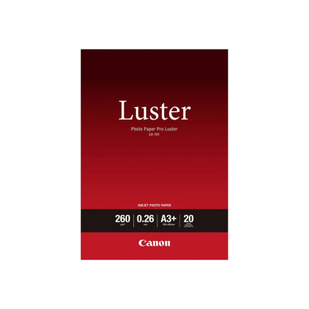 Глянцевитая фотобумага Canon LU-101 Pro Luster A3+ 20 шт.
