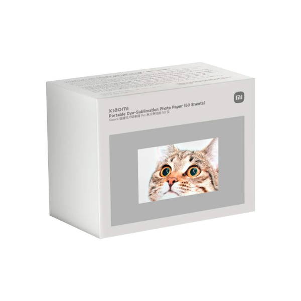Фотобумага Xiaomi Portable Dye-Sublimation Photo Paper 50 Sheets