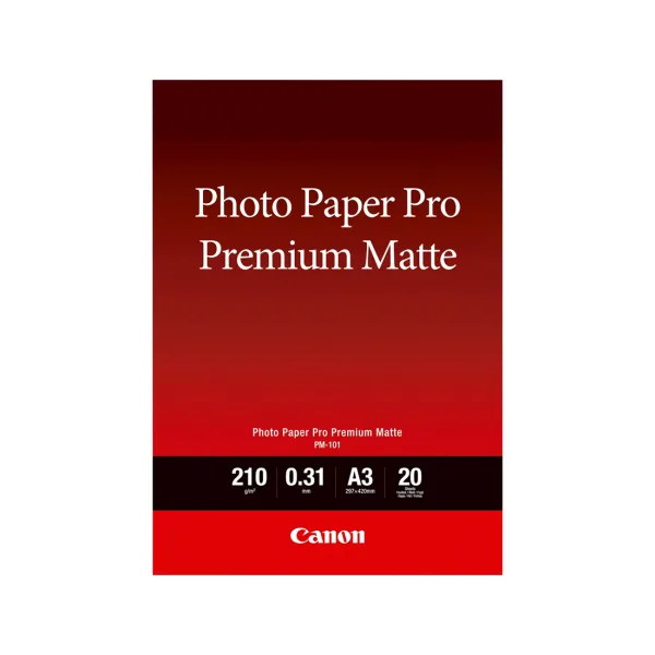 Матовая фотобумага Canon Pro Premium Matte PM-101 A3, 20 шт.