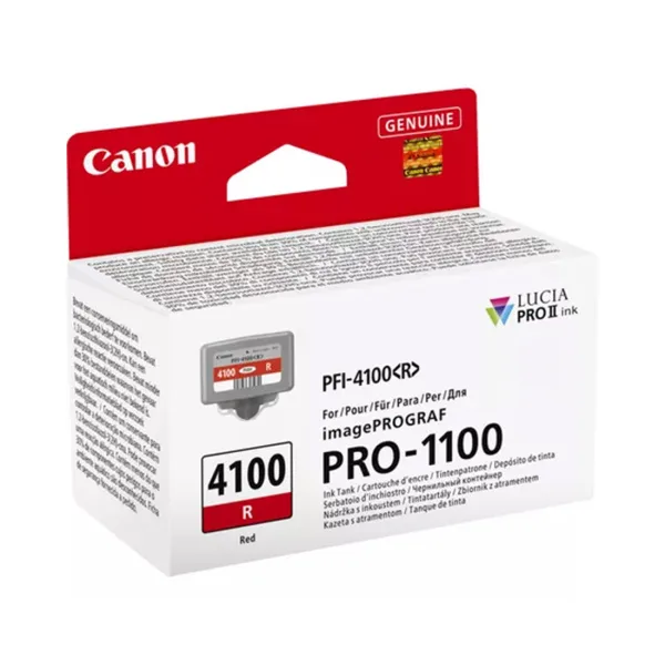 Чернильный картридж Canon PFI-4100 Red