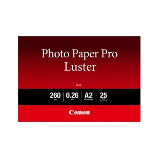 Глянцевая фотобумага Canon LU-101 Pro Luster A2 25 шт.