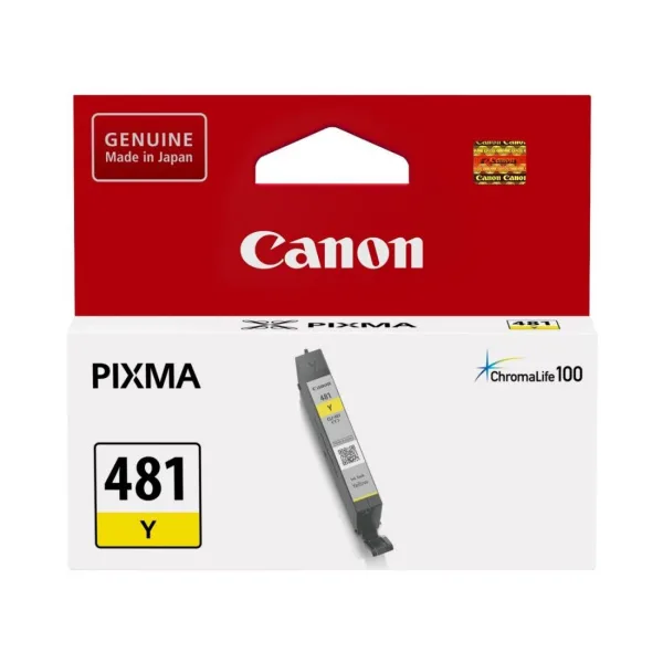 Струйный картридж Canon CLI-481 Yellow